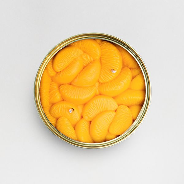 Candlehand Gourmet Food Candles - CandleCan Peeled Tangerines