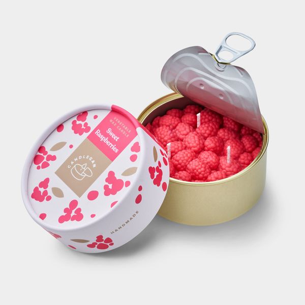 Candlehand Gourmet Food Candles - CandleCan Sweet Raspberries