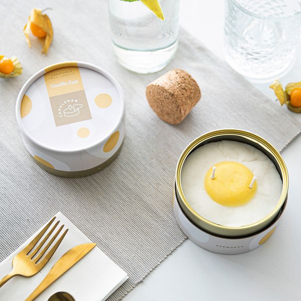 Candlehand Gourmet Food Candles - CandleCan Vanilla Egg