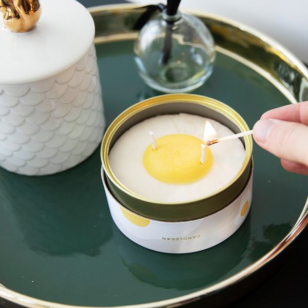 candlehand Gourmet Food Candles - CandleCan Vanilla Egg