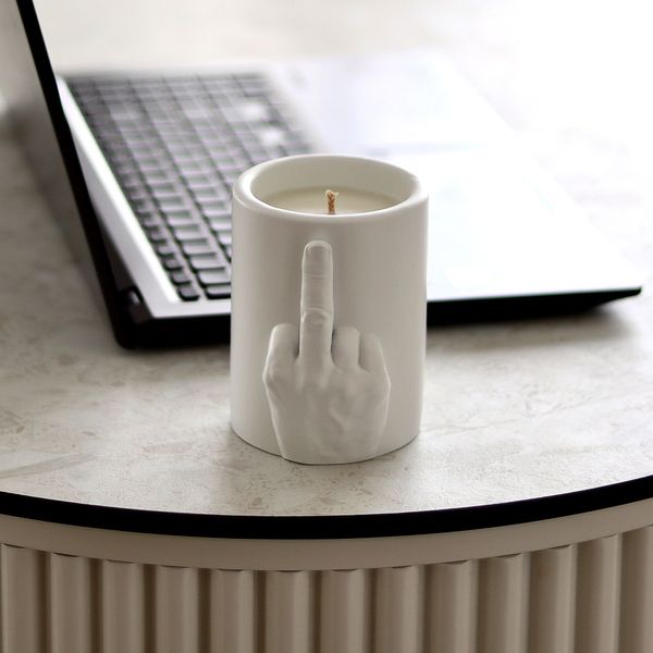 Candlehand Scented CandleHand Jars Scented F*ck You Gesture Candle