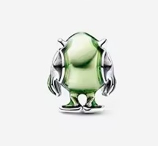 Candy Candle 925 Sterling Silver Mike Wazowski Charm