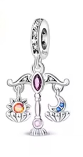 Candy Candle 925 Sterling Silver Sun & Moon Charm (Tarot Collection) Celestial Harmony