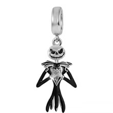 candy candle 926 Sterling Silver Jack Skull Charm – Dark Collection