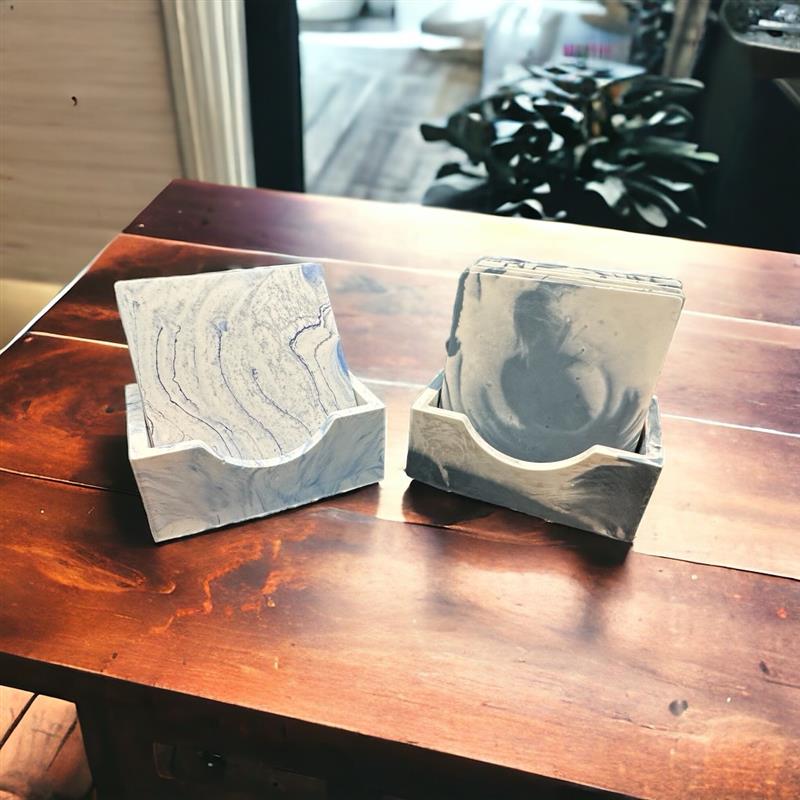 Candy Candle ArtisanCraft Square Coffee Table Coasters