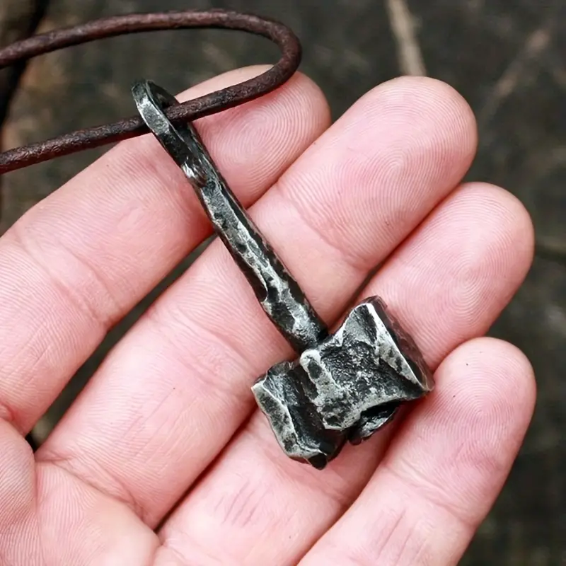 Candy Candle Authentic Viking Mjolnir Hammer Necklace
