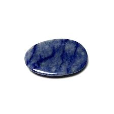 Candy Candle Blue Veinstone Worry Stone – Calm And Balance In Your Hands