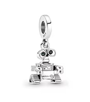 candy candle 925 Sterling Silver Wall-E Charm