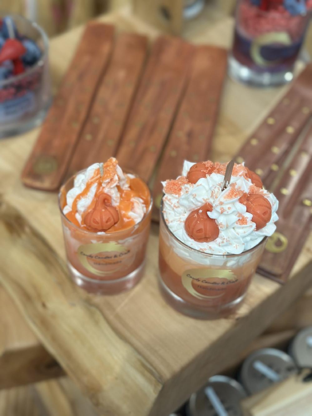 Candy Candle Autumn Pumpkin Spice Soy Wax Candle