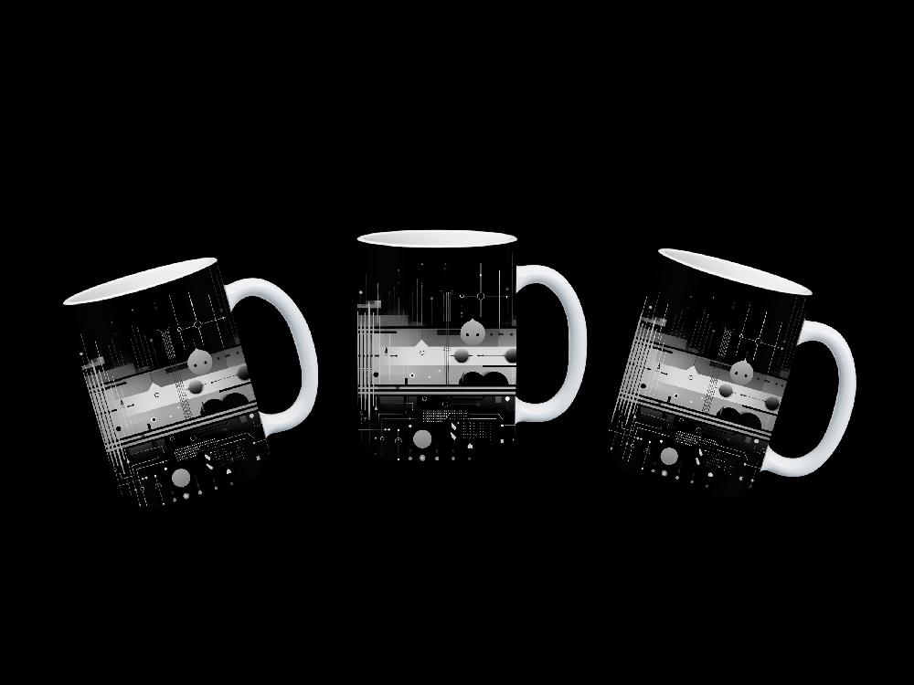 Candy Candle Bauhaus Bliss Ceramic Mug Set