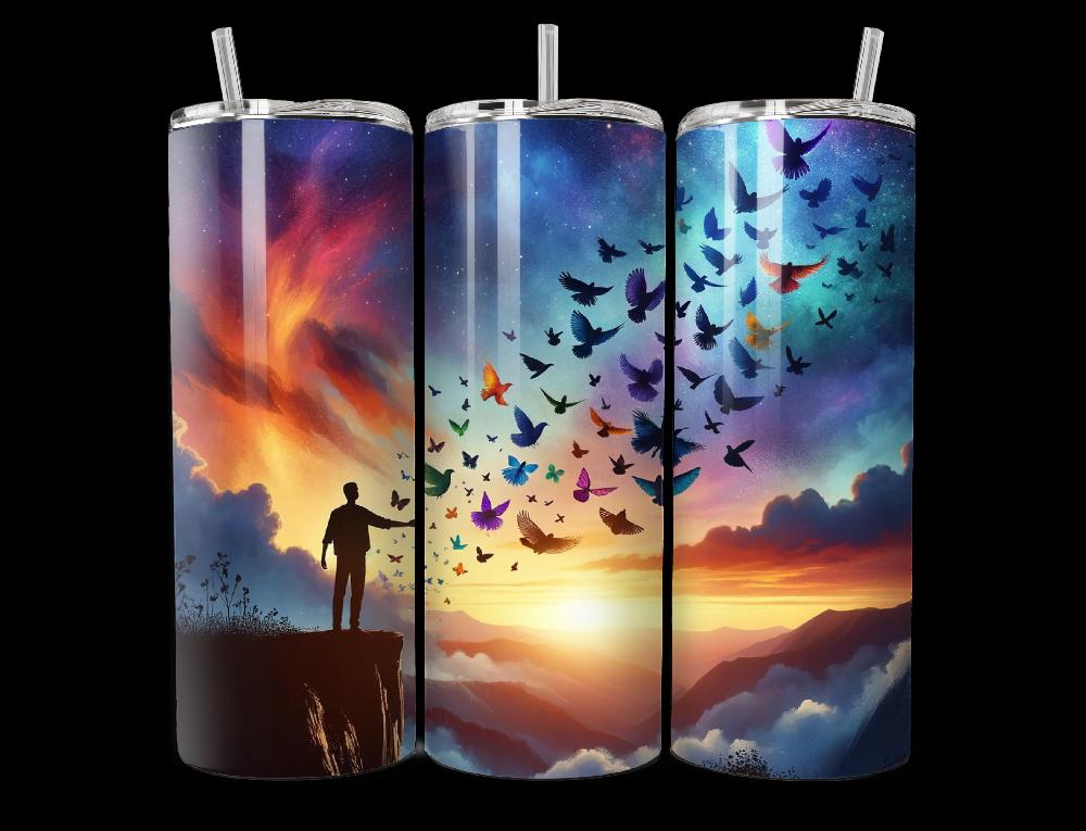 candy candle Break Free Tumbler