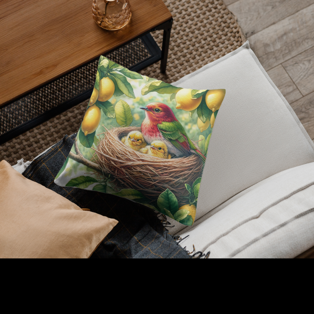 Candy Candle Floral And Bird Comfy Cushions