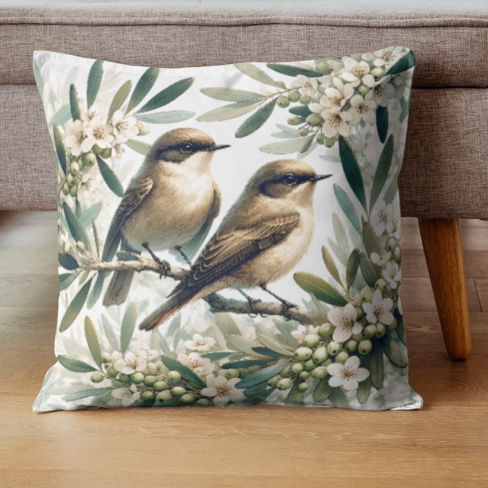 Candy Candle Floral And Bird Comfy Cushions