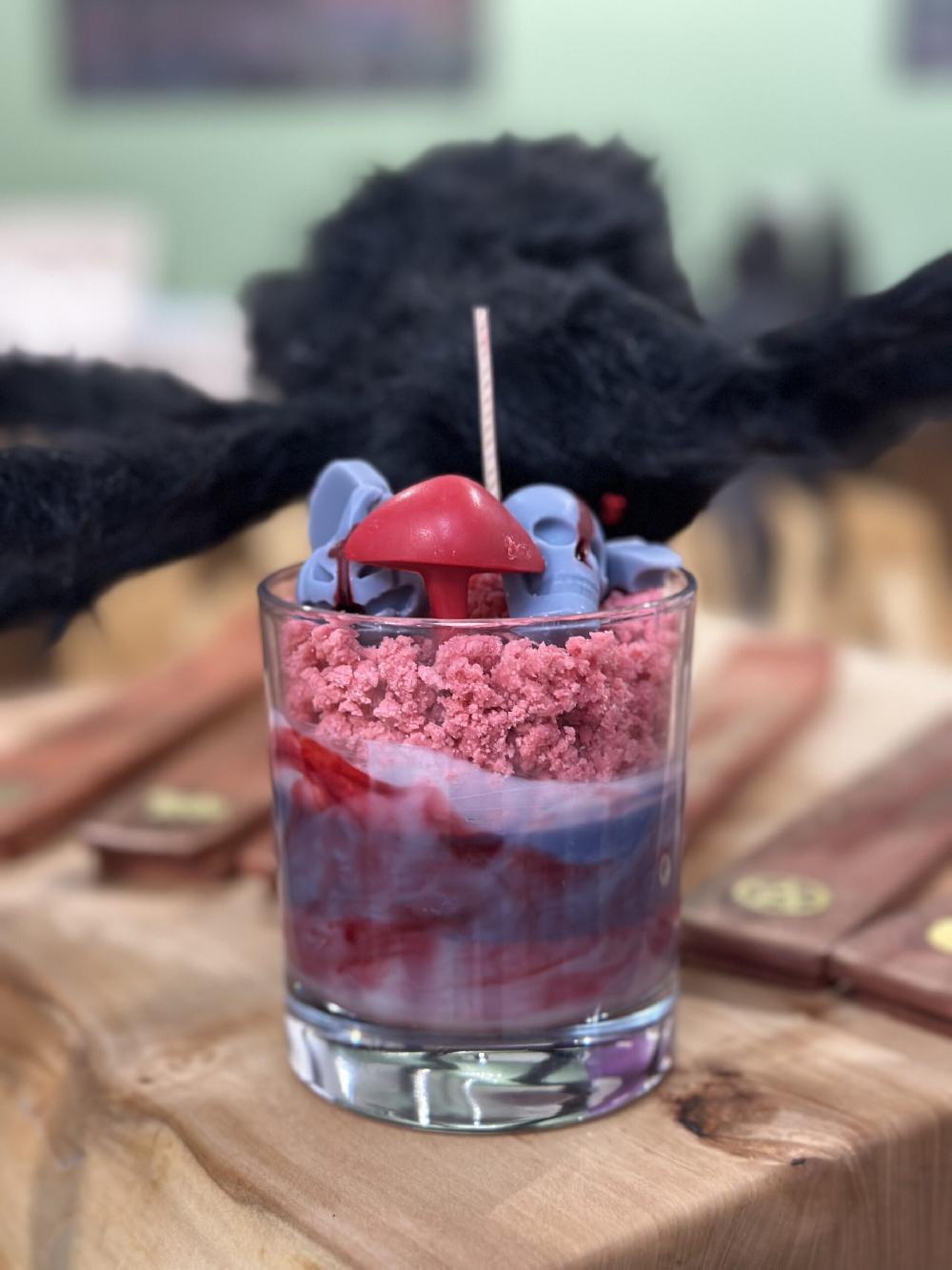 Candy Candle Haunting Rose Frost Soy Wax Candle