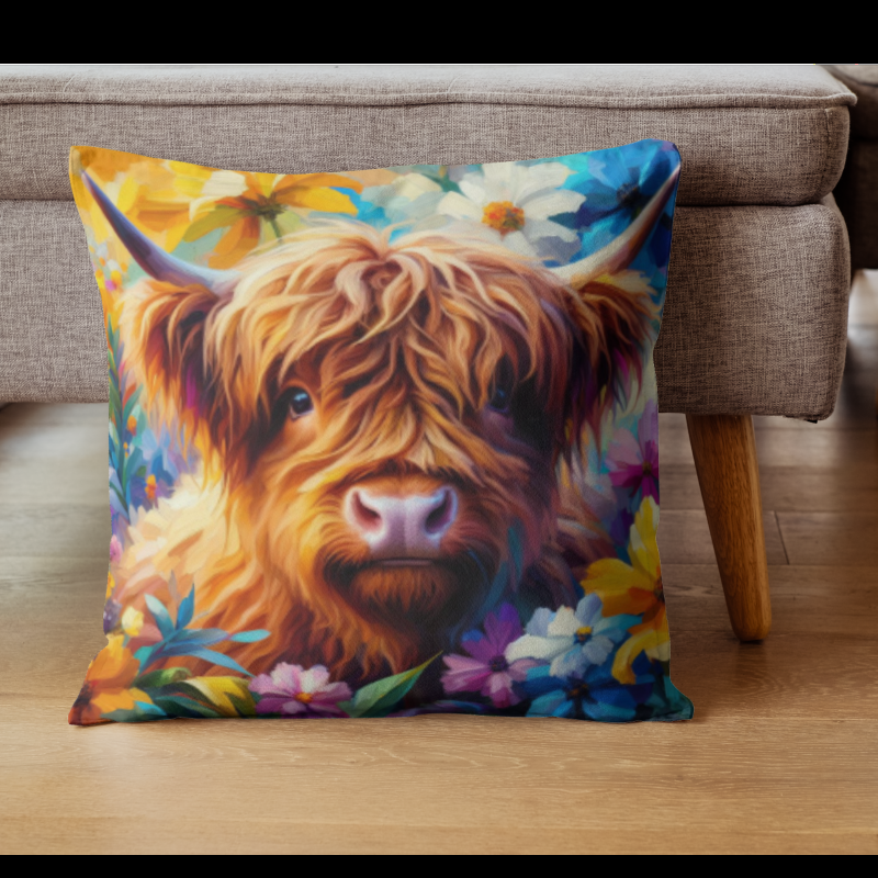 Candy Candle Highland Comfy Cushion