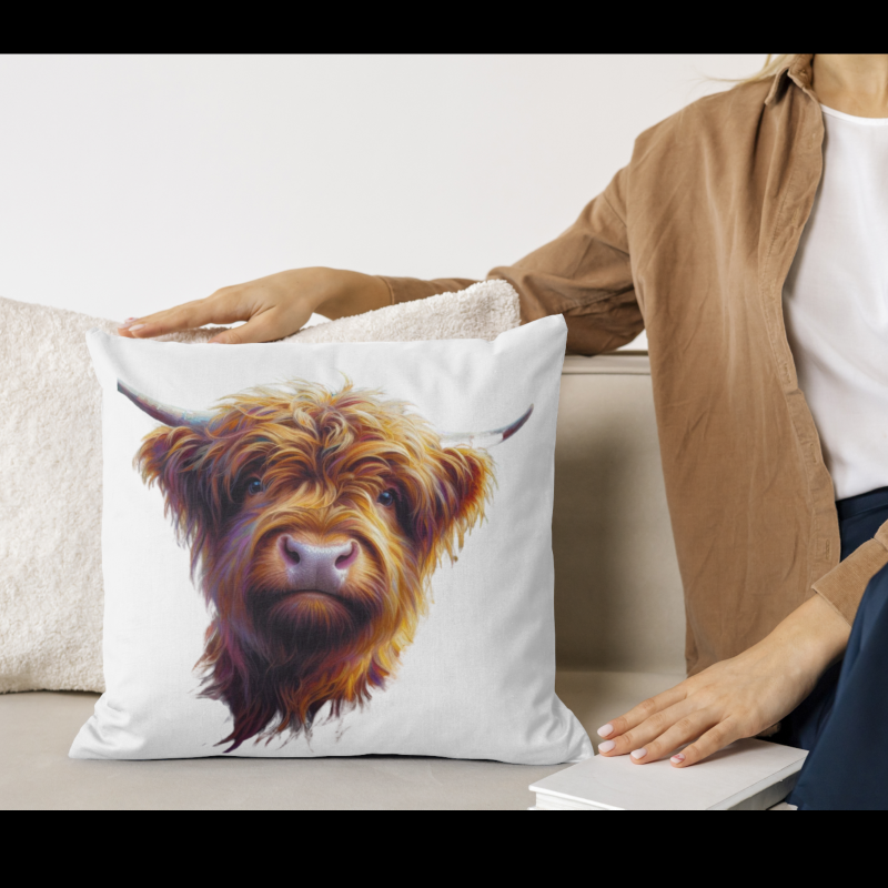 Candy Candle Highland Comfy Cushion