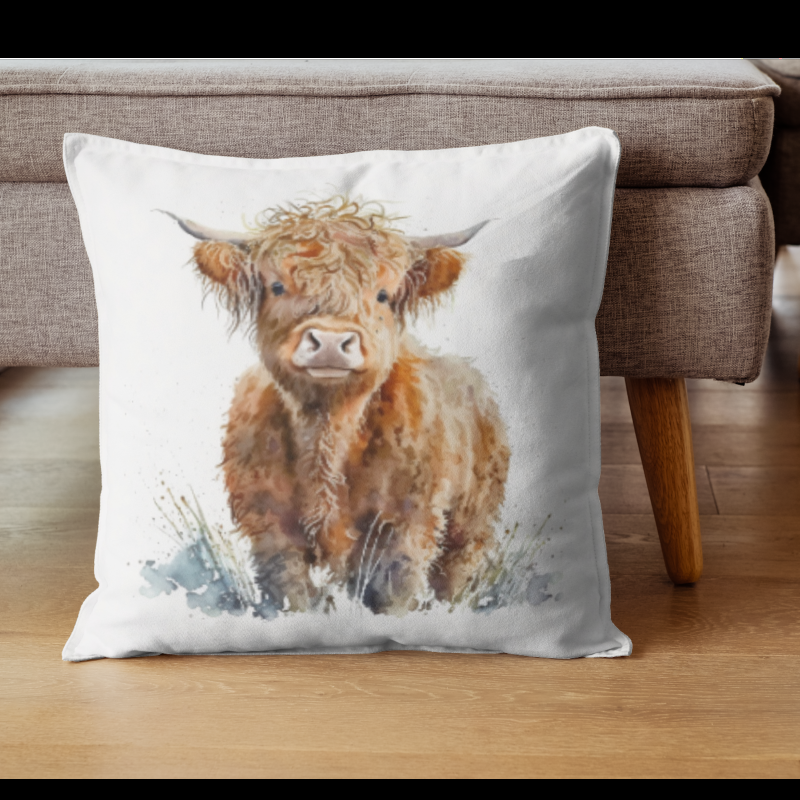 candy candle Highland Comfy Cushion