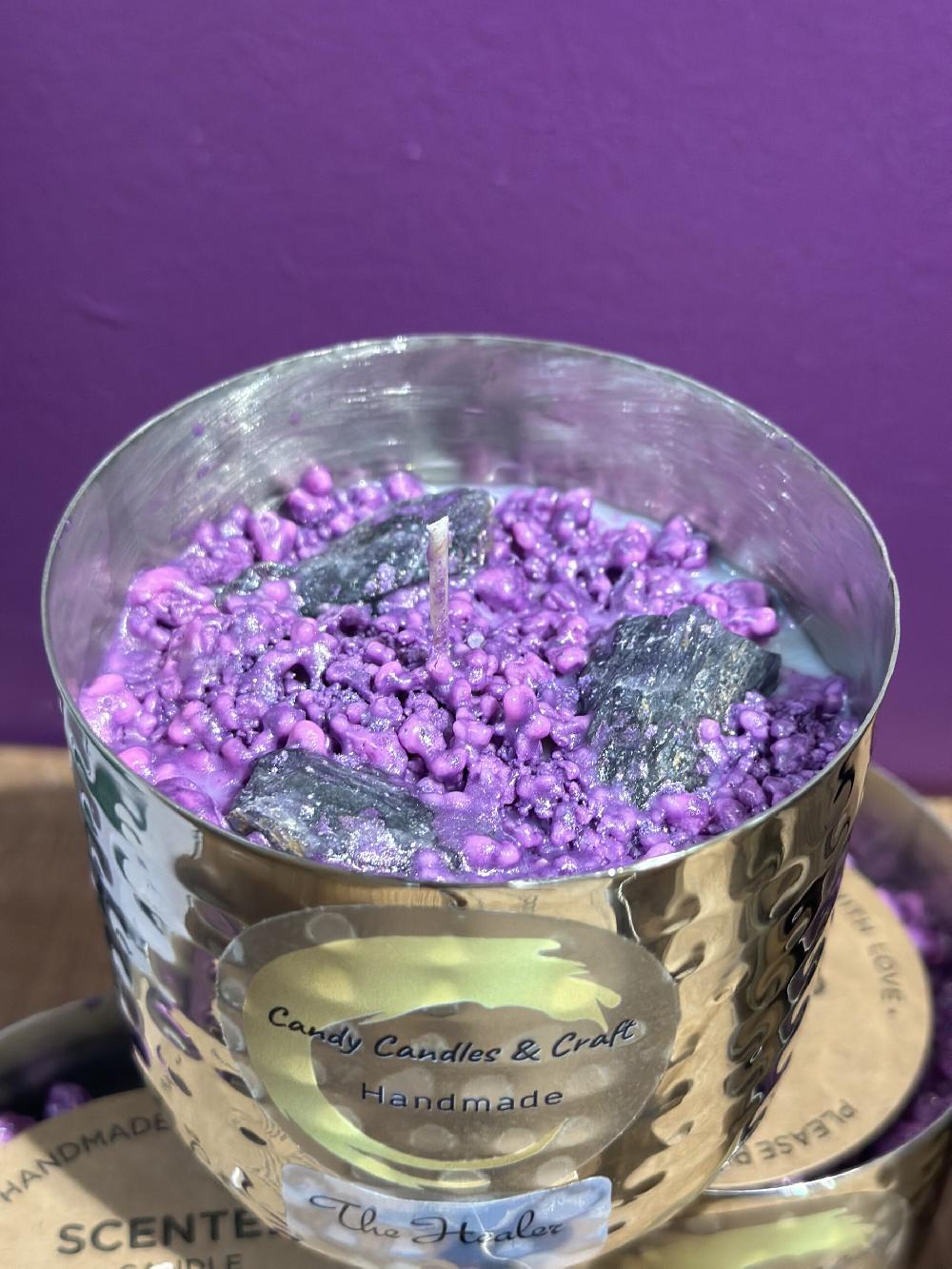 candy candle The Healer Soy Wax Candle