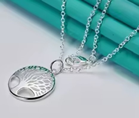 Candy Candle Tree Of Life Necklace 45cm