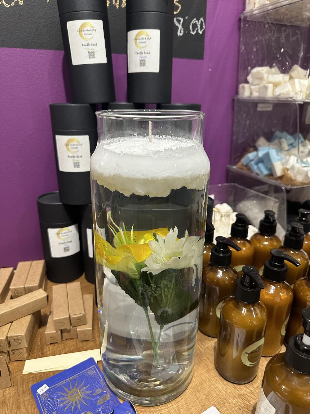 Candy Candle Unscented Candle Sand