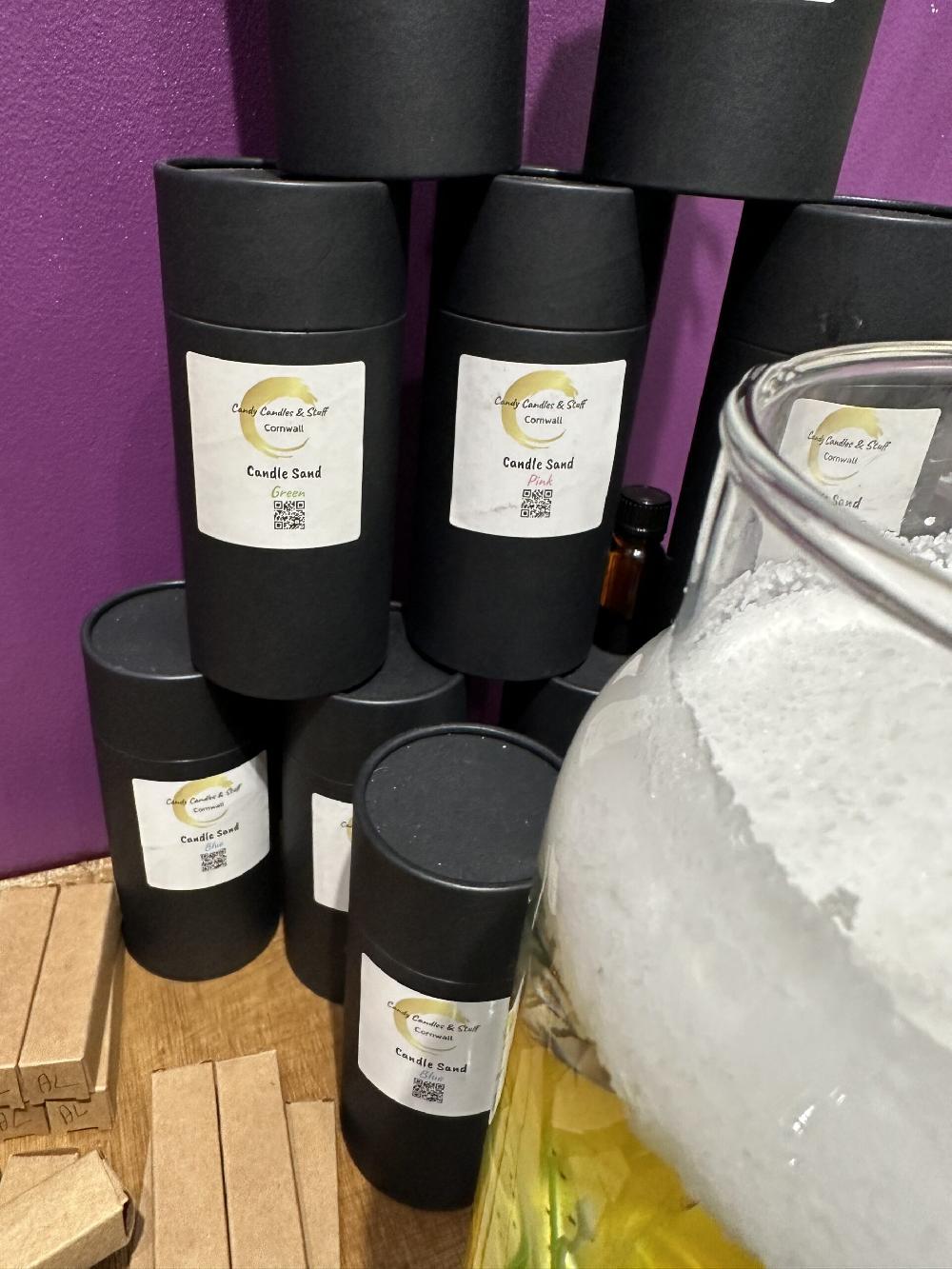 Candy Candle Unscented Candle Sand