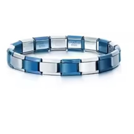 Candy Candle Elegant Stainless Steel Link Charm Bracelet – Durable Stylish & Customisable