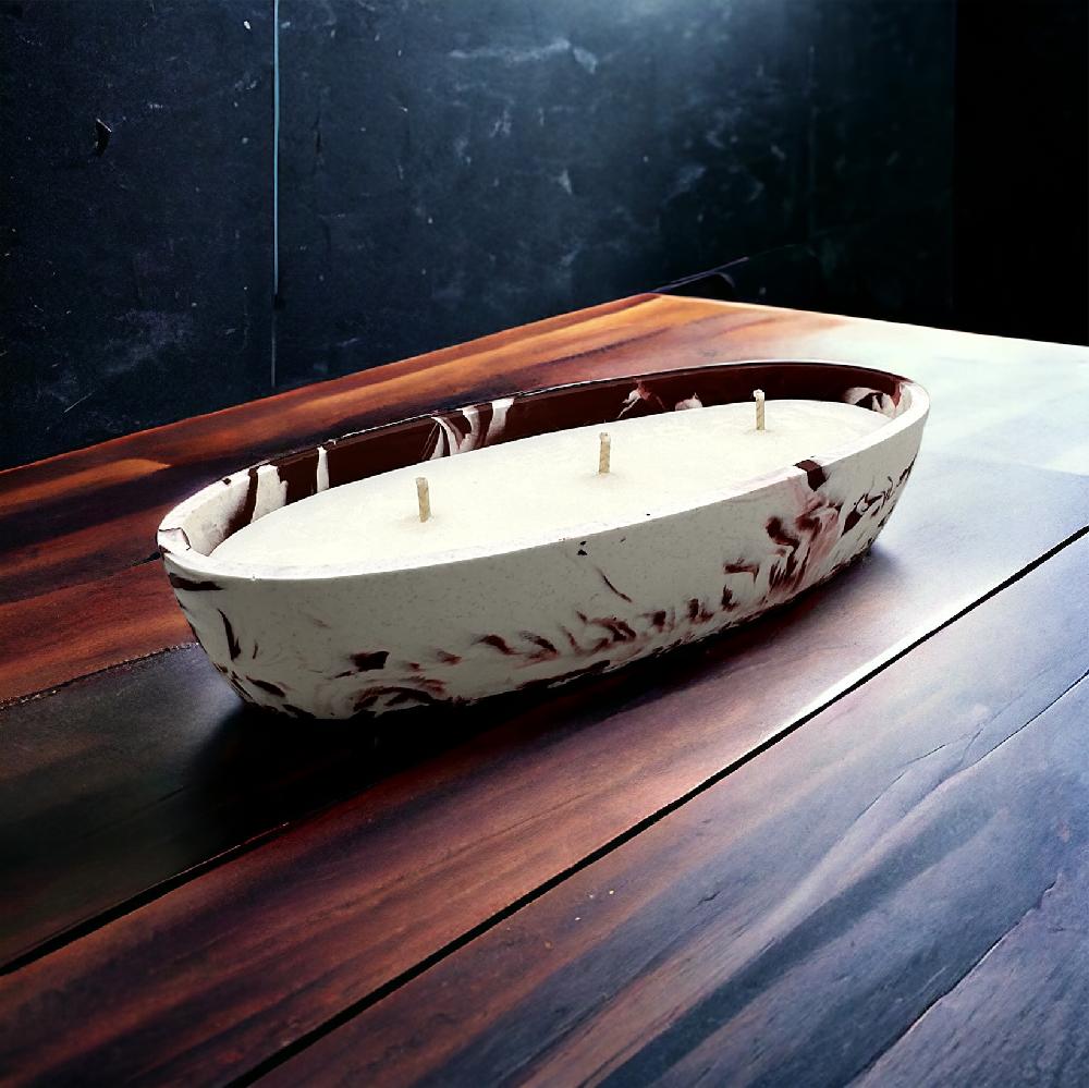 candy candle Exquisite Medium Boat Shaped Jesmonite Vessel with Lime Strawberry Kissed Juniper Soy Wax Candle candy candle Exquisite Medium Boat Shaped Jesmonite Vessel with Lime Strawberry Kissed Juniper Soy Wax Candle