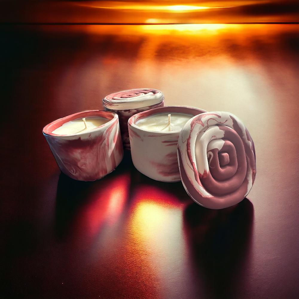 Candy Candle Lime Strawberry Kissed Juniper Berry Soy Wax Candle