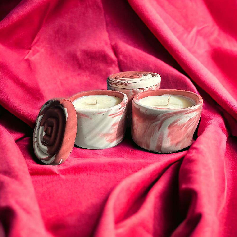 Candy Candle Lime Strawberry Kissed Juniper Berry Soy Wax Candle