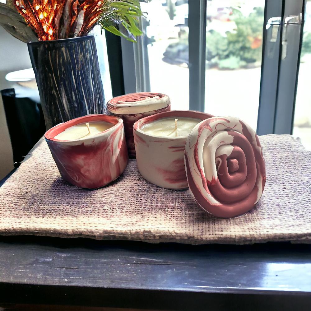 candy candle Lime Strawberry kissed Juniper Berry Soy Wax Candle