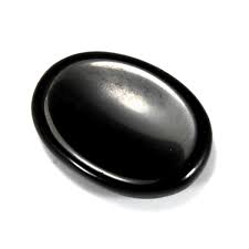 Candy Candle Obsidian Worry Stone – Protection And Grounding In Your Palm