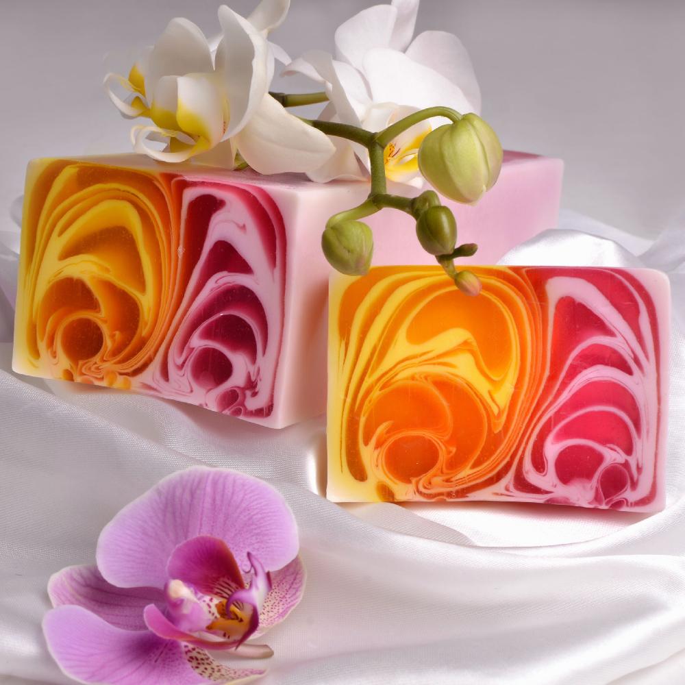 candy candle Orchid Handmade Soap – Luxurious & Hydrating