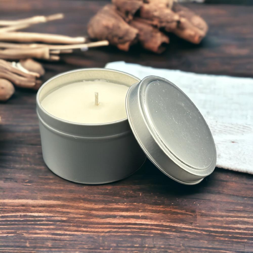 Candy Candle Serenity Glow Sandalwood & Amber Harmony Soy Candle