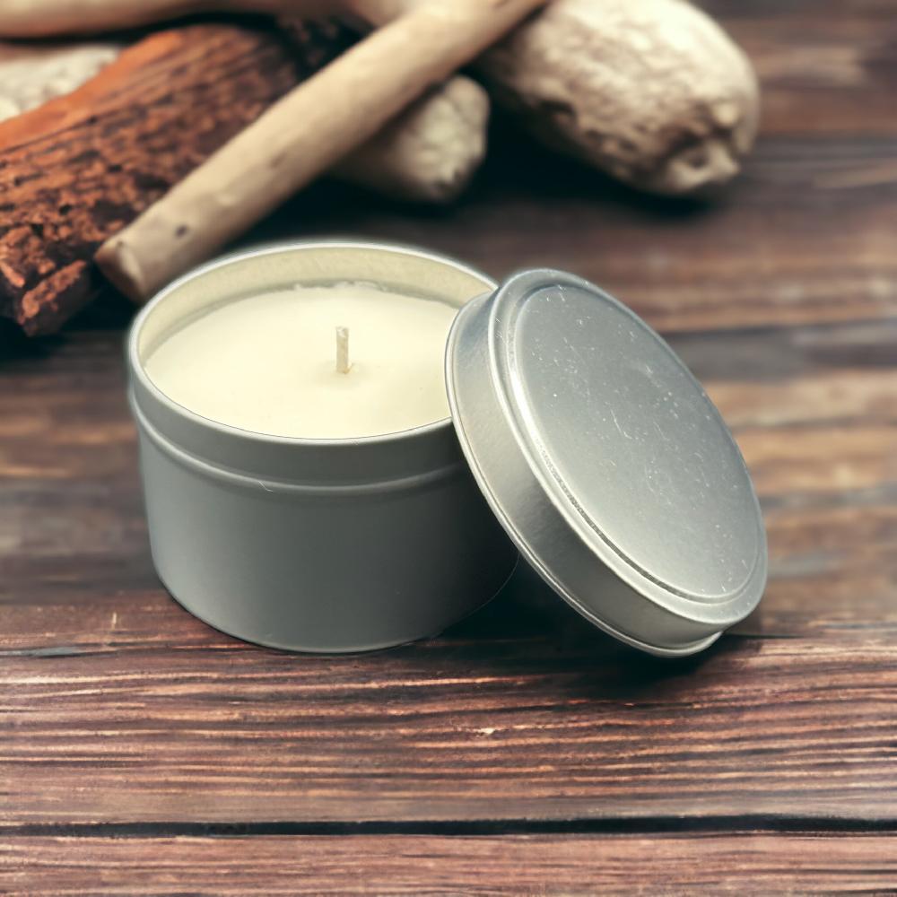 Candy Candle Serenity Glow Sandalwood & Amber Harmony Soy Candle