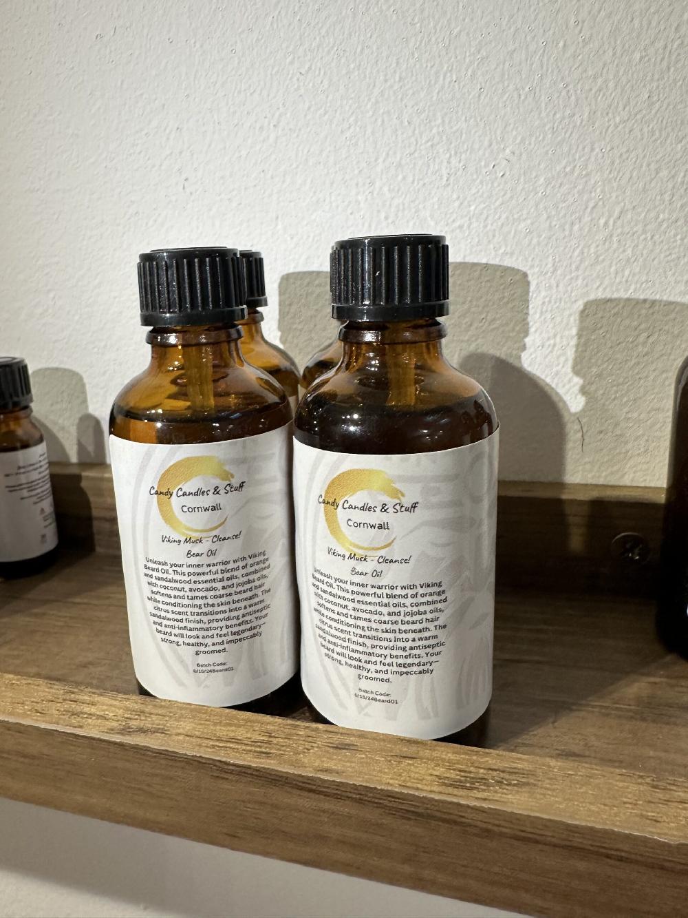 candy candle Spartan Hero Beard Oil – Strength Conditioning & Timeless Power ✨