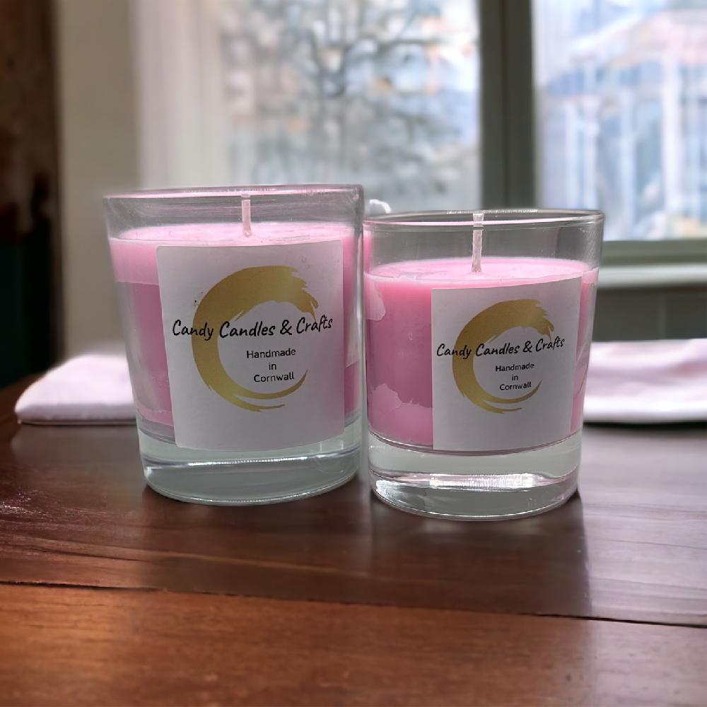 candy candle Tranquil Lavender Vanilla Harmony Soy Wax Candle