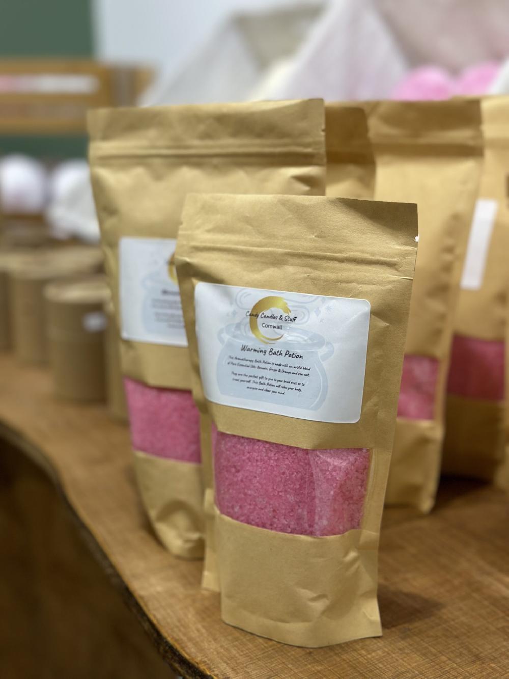 candy candle Warming Bath Potion – Comfort Soothe & Revitalise ✨