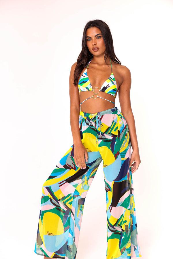candypants Abstract beach trousers