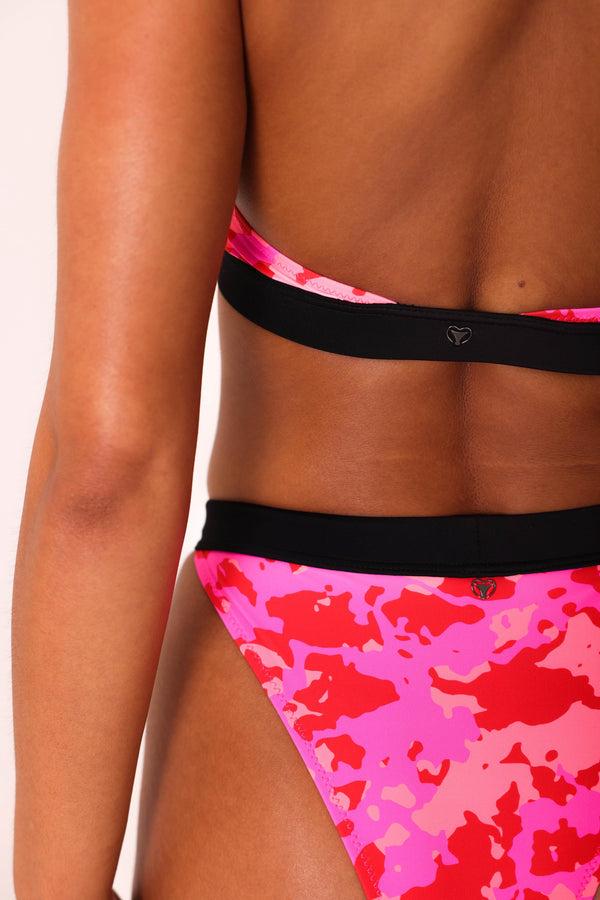 Candypants Camo Bandeau Bikini Top