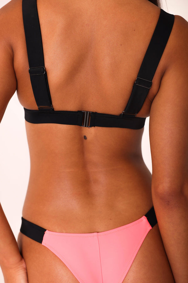 Candypants Contrast Triangle Bikini Top