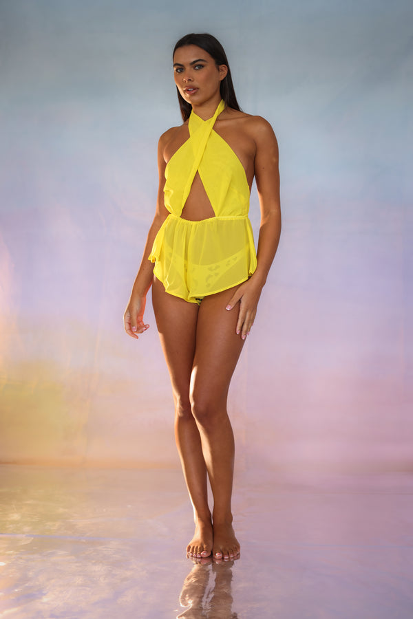 candypants Halter Playsuit