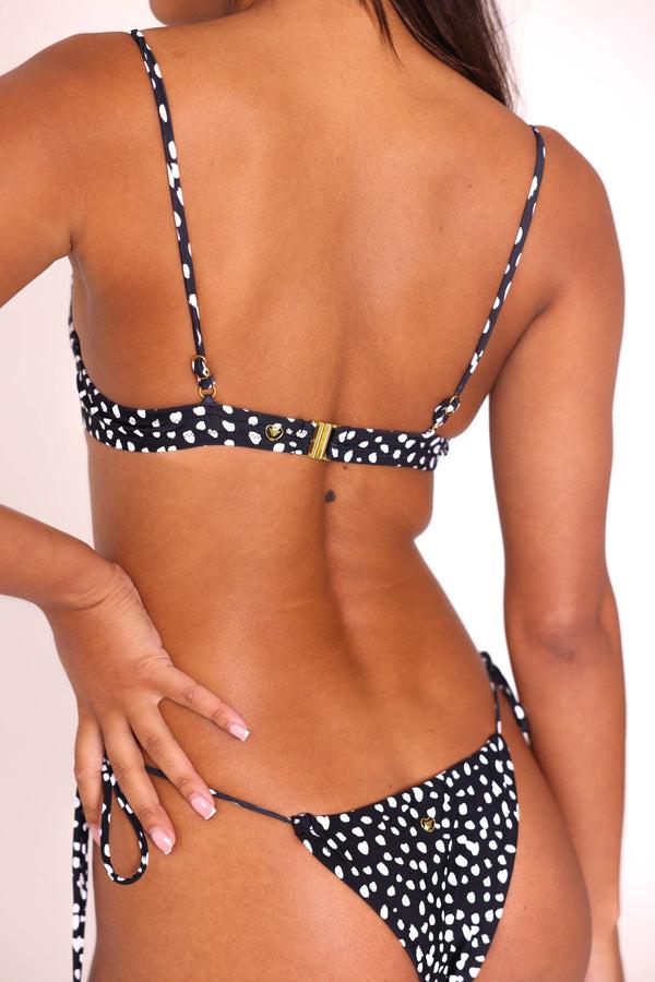 Candypants Underwired Polka Dot Bikini Top