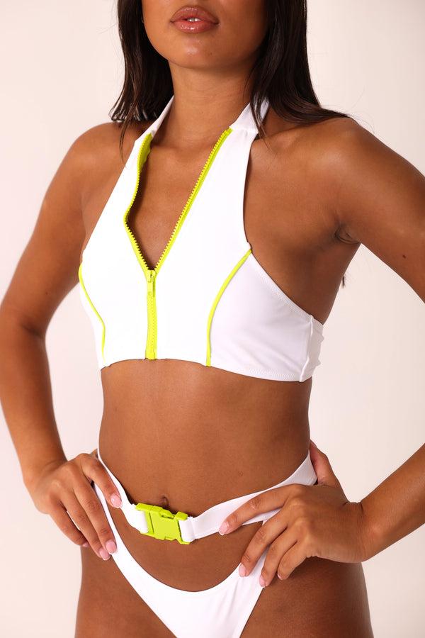 Candypants Zip Crop Top