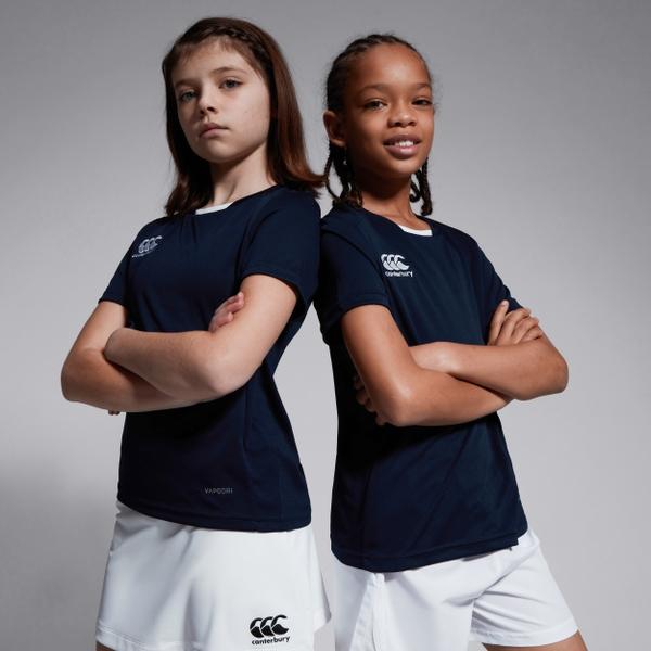 canterbury of new zealand K CLUB DRY TEE NAVY