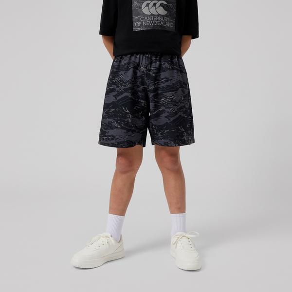canterbury of new zealand KIDS FORCE SHORT BLACK