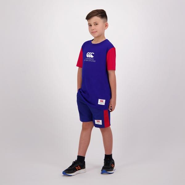 Canterbury Of New Zealand KIDS LEGENDS SHORT BLUE