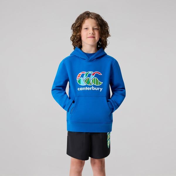 canterbury of new zealand KIDS UGLIES HOODIE BLUE
