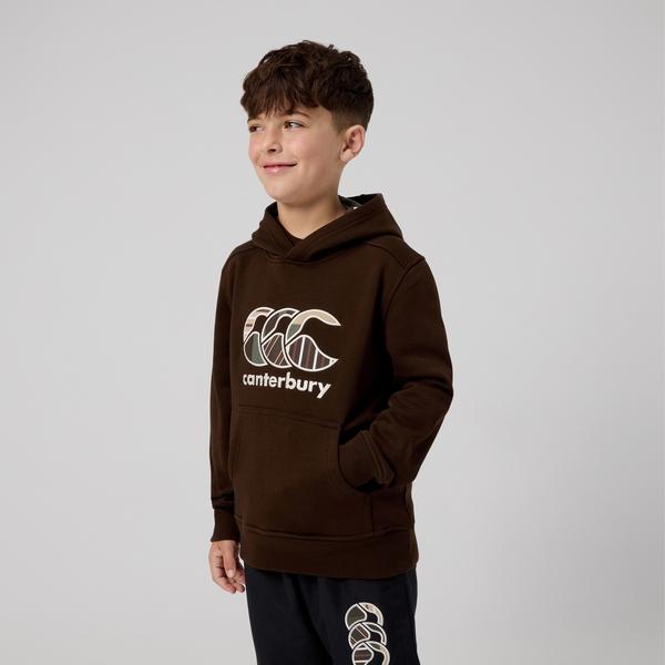 Canterbury Of New Zealand KIDS UGLIES HOODIE BROWN