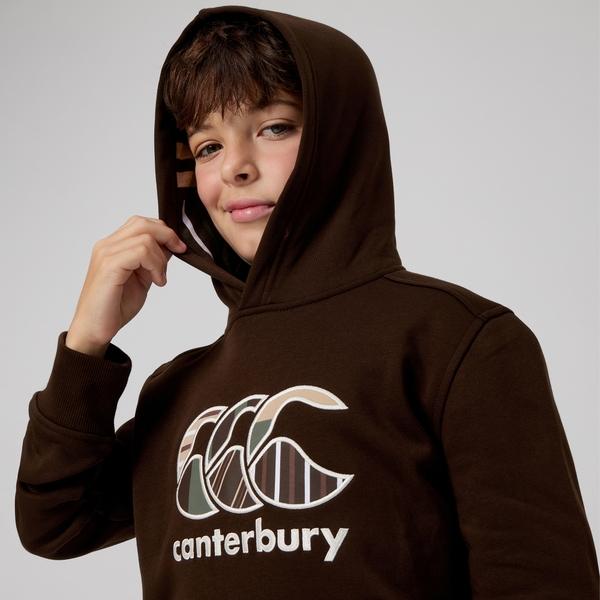 Canterbury Of New Zealand KIDS UGLIES HOODIE BROWN