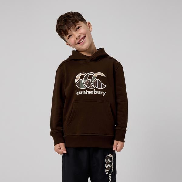 canterbury of new zealand KIDS UGLIES HOODIE BROWN
